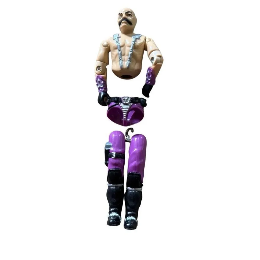 G.I. Joe Action Force Dr. Mindbender 1986 Action Figure For Parts